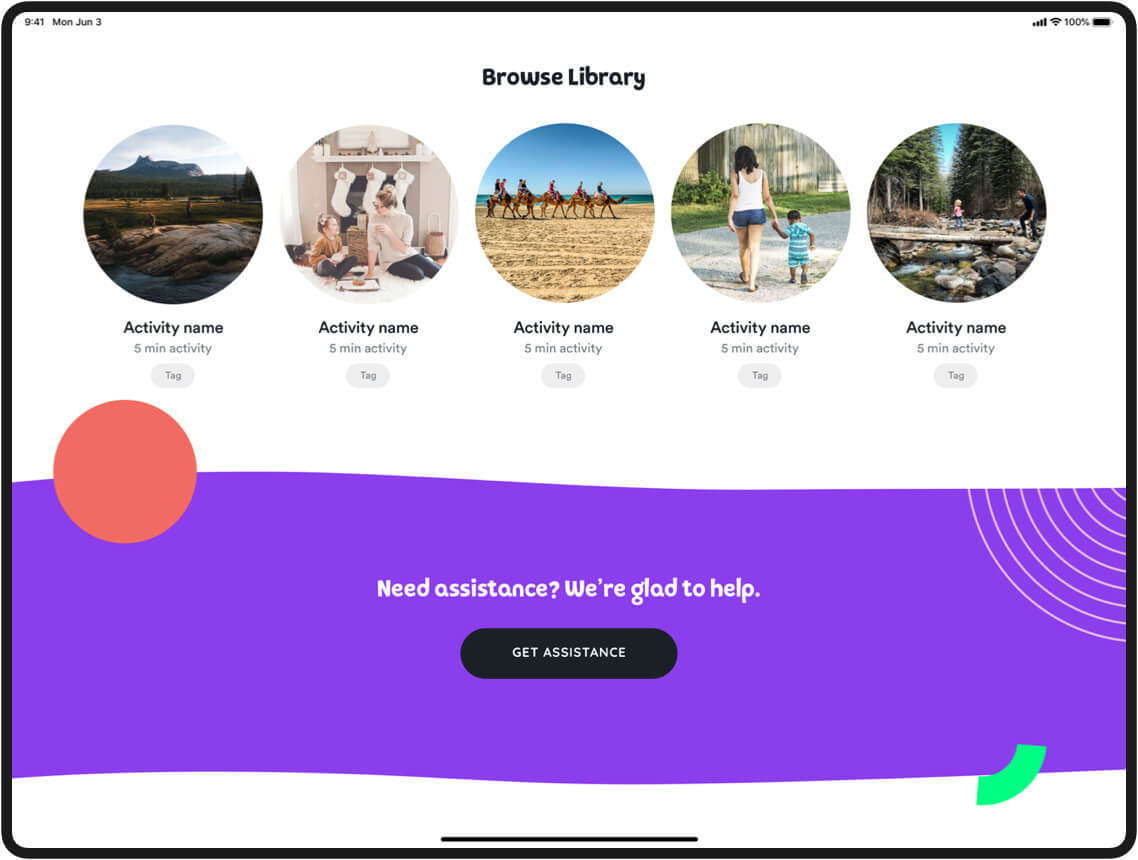Be With Family UI