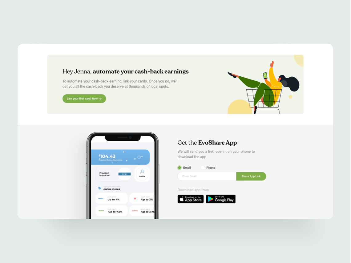 evoshare screen