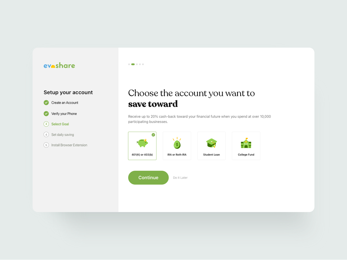 evoshare screen