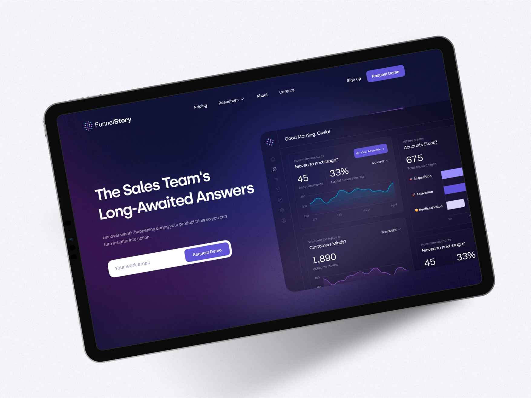 funnel story screen